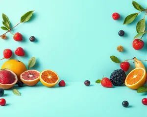 Assorted Berries: Fresh and Delicious Fruit Closeup