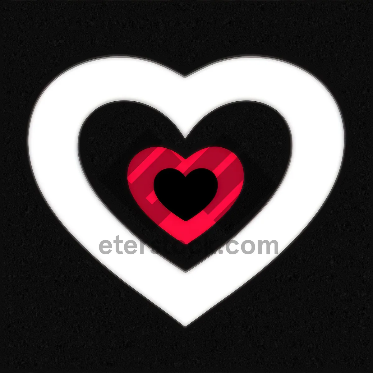 Picture of Romantic Love Heart Icon