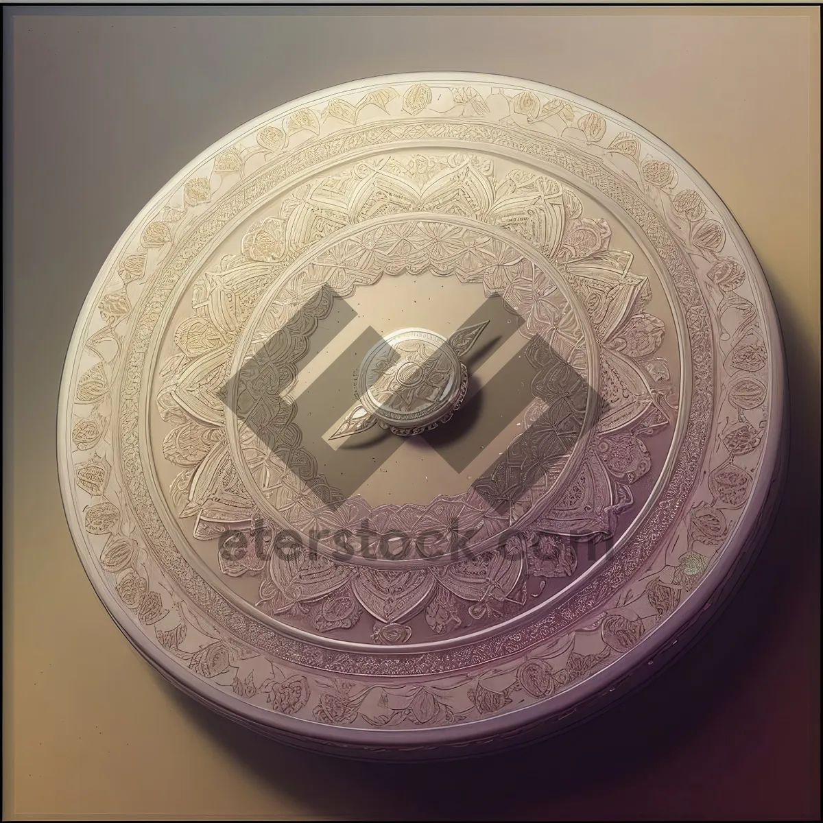 Picture of Ceramic Coin Utensil: Vintage Money in China.