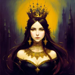 Golden Chandelier Throne: Fashionable, Elegant, and Captivating