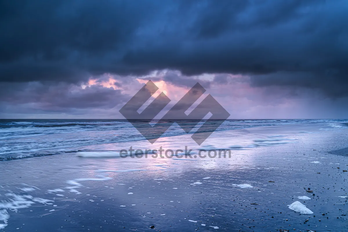 Picture of Tropical Sunset Beach Relaxation Paradise Vacation Vibes