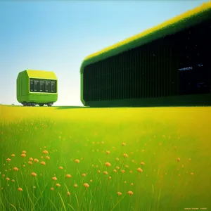 Golden Fields under Sunny Skies