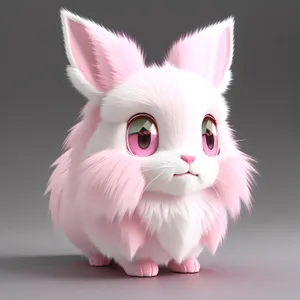 Fluffy Bunny with Cute Ears