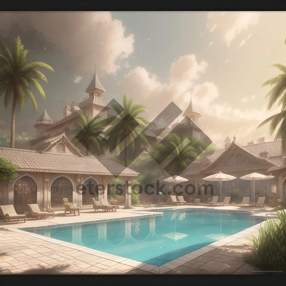 Picture of Tropical Paradise: Serene Resort by the Beach