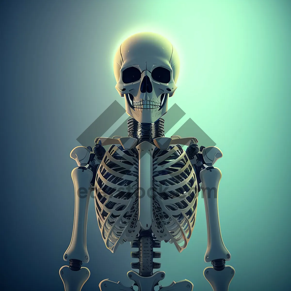 Picture of Human Skeleton Anatomy: Detailed 3D Skeletal Structure