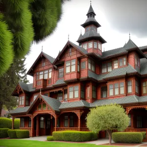 Historic Villa with Beautiful Brick Roof