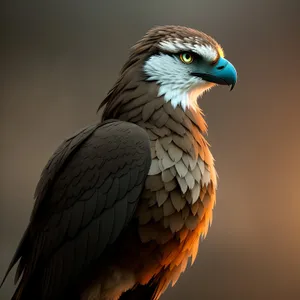 Majestic Bird of Prey - Close-up Portrait