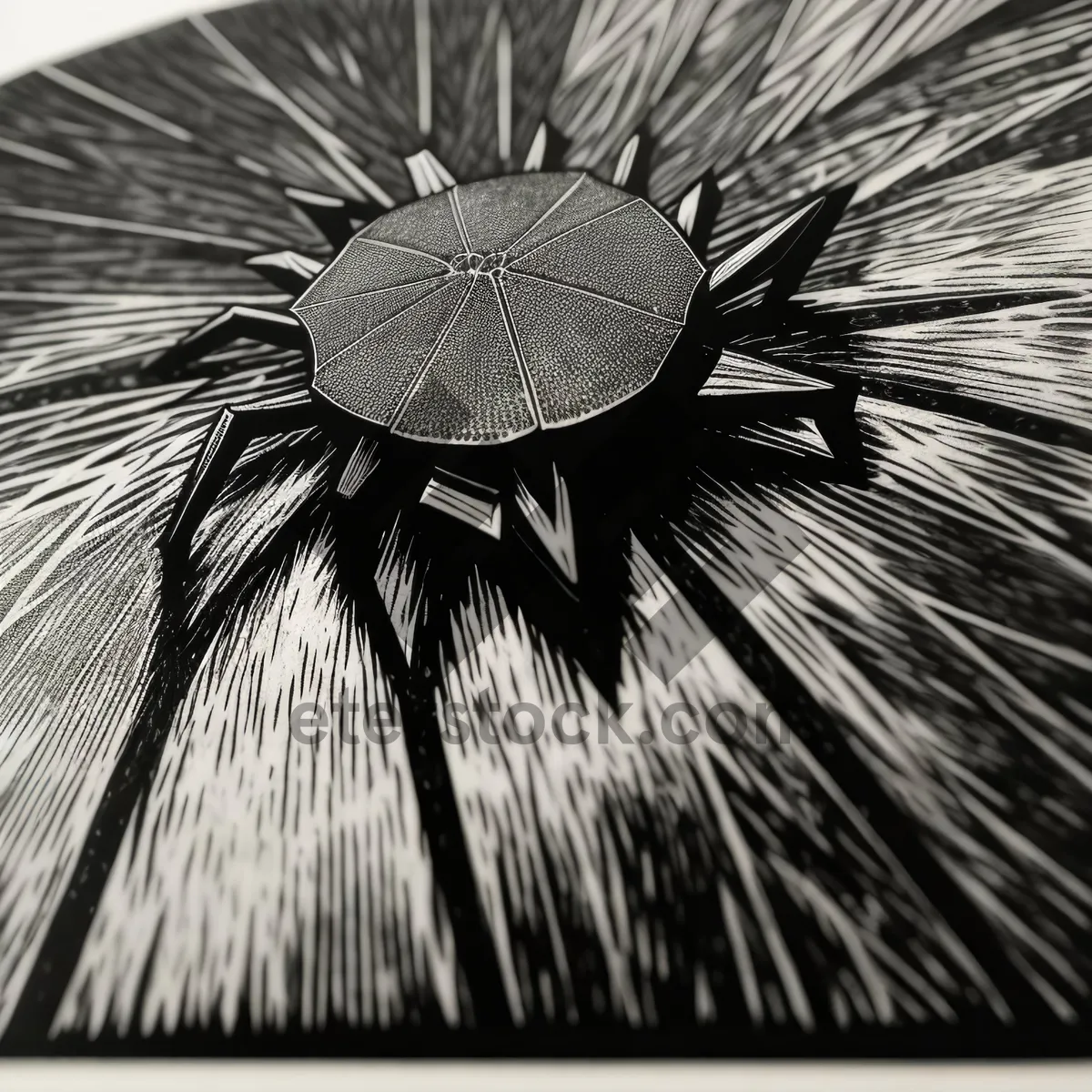 Picture of Futuristic Fractal Sea Urchin: Light & Design