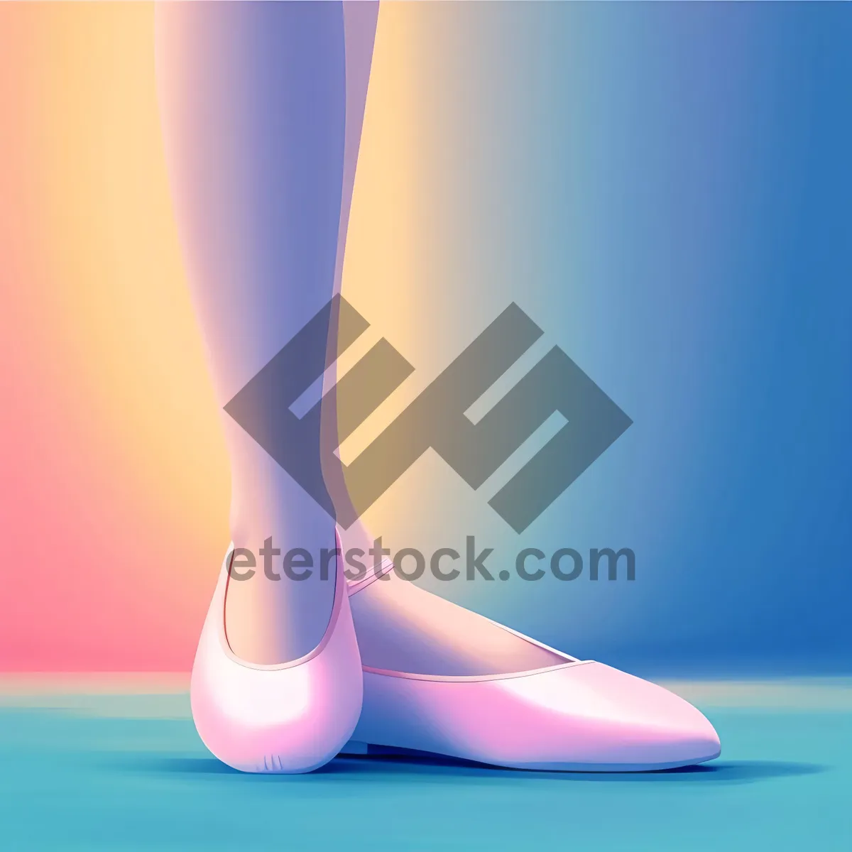 Picture of Arctic Businessman - 3D Rendered Character Leg