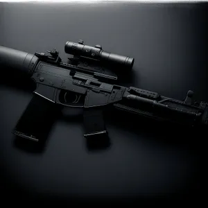 Advanced Tactical Assault Rifle with Precision Sights