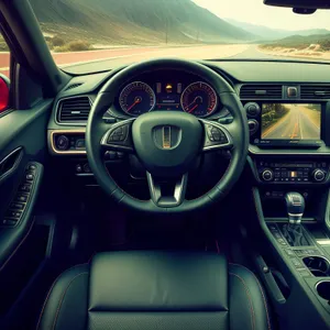 Speed Control Panel in Car Cockpit