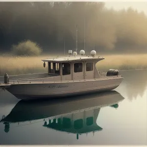 Serene Waters: Luxury Yacht Docked at Marina