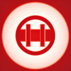 Web Button: Shiny Round Push Icon