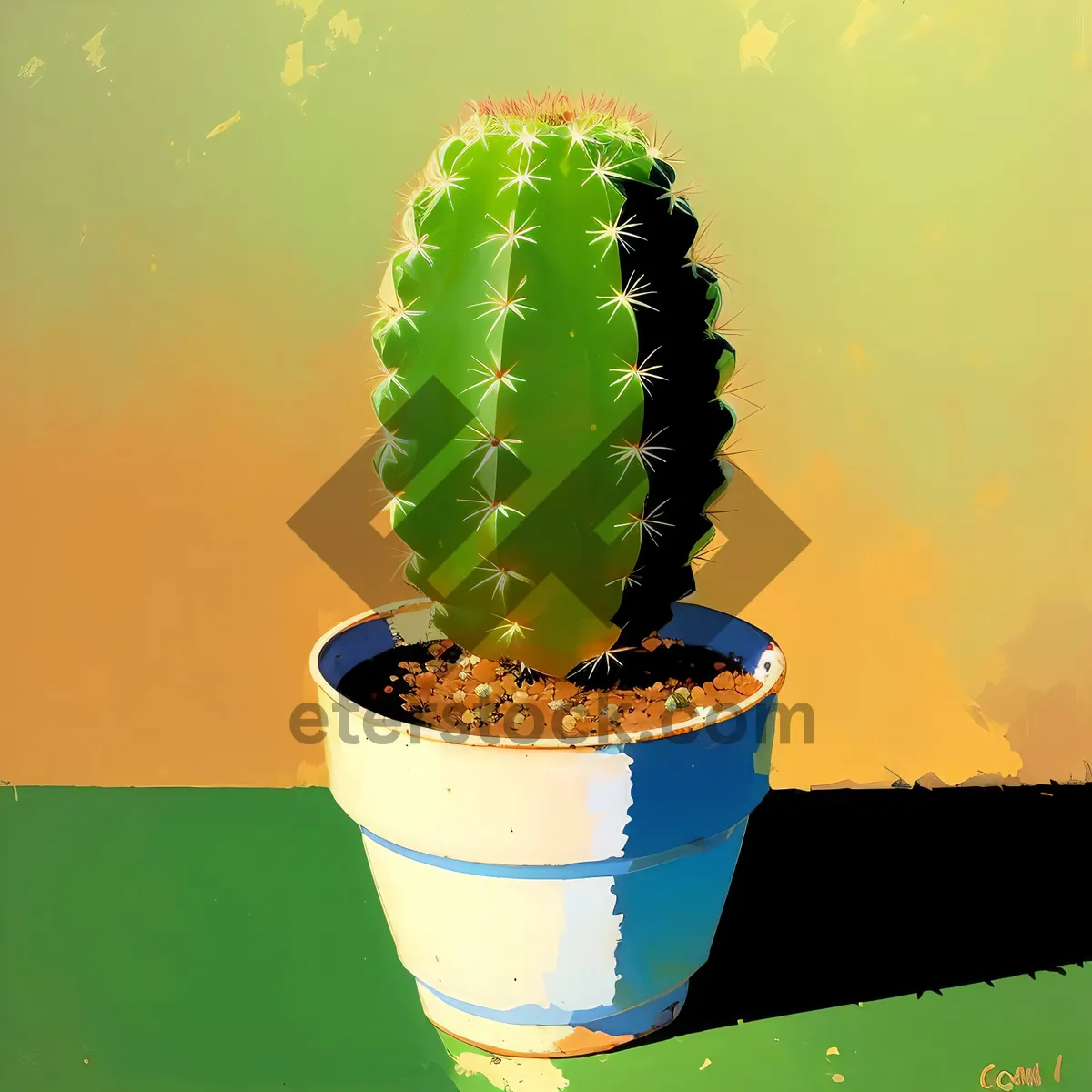 Picture of Fresh desert fruit and cactus plant