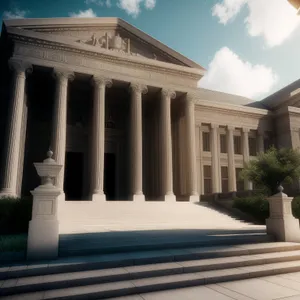 Iconic Government Palace with Majestic Columns and Historic Dome