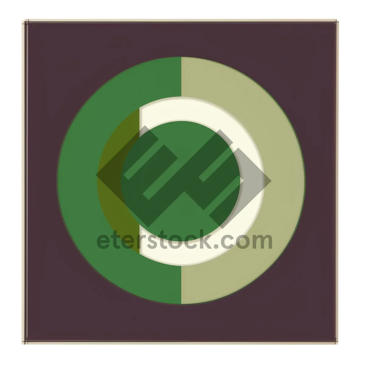 Picture of Shiny 3D Circle Symbol