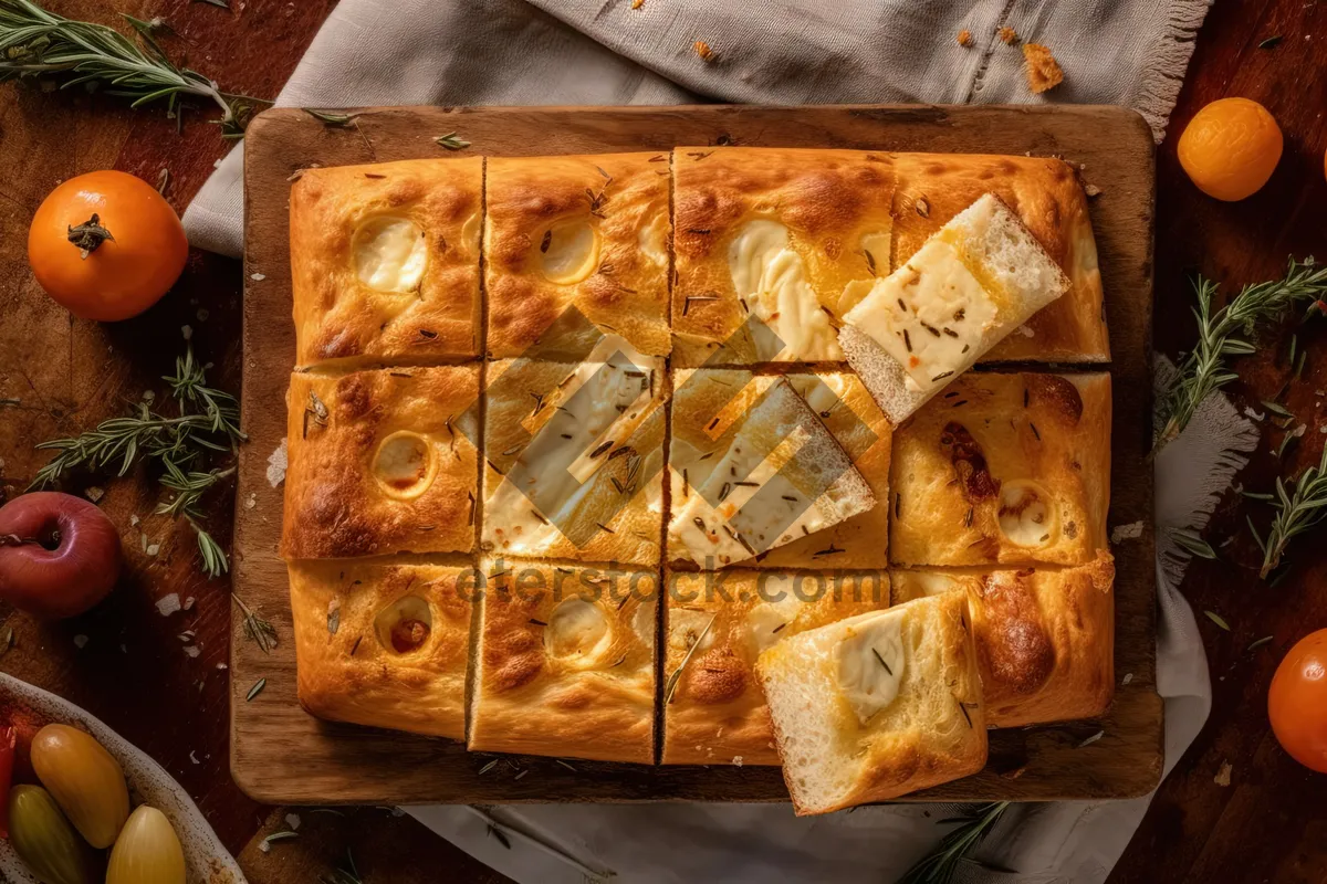 Picture of Bakery Box with Tasty Pastries and Fresh Bread