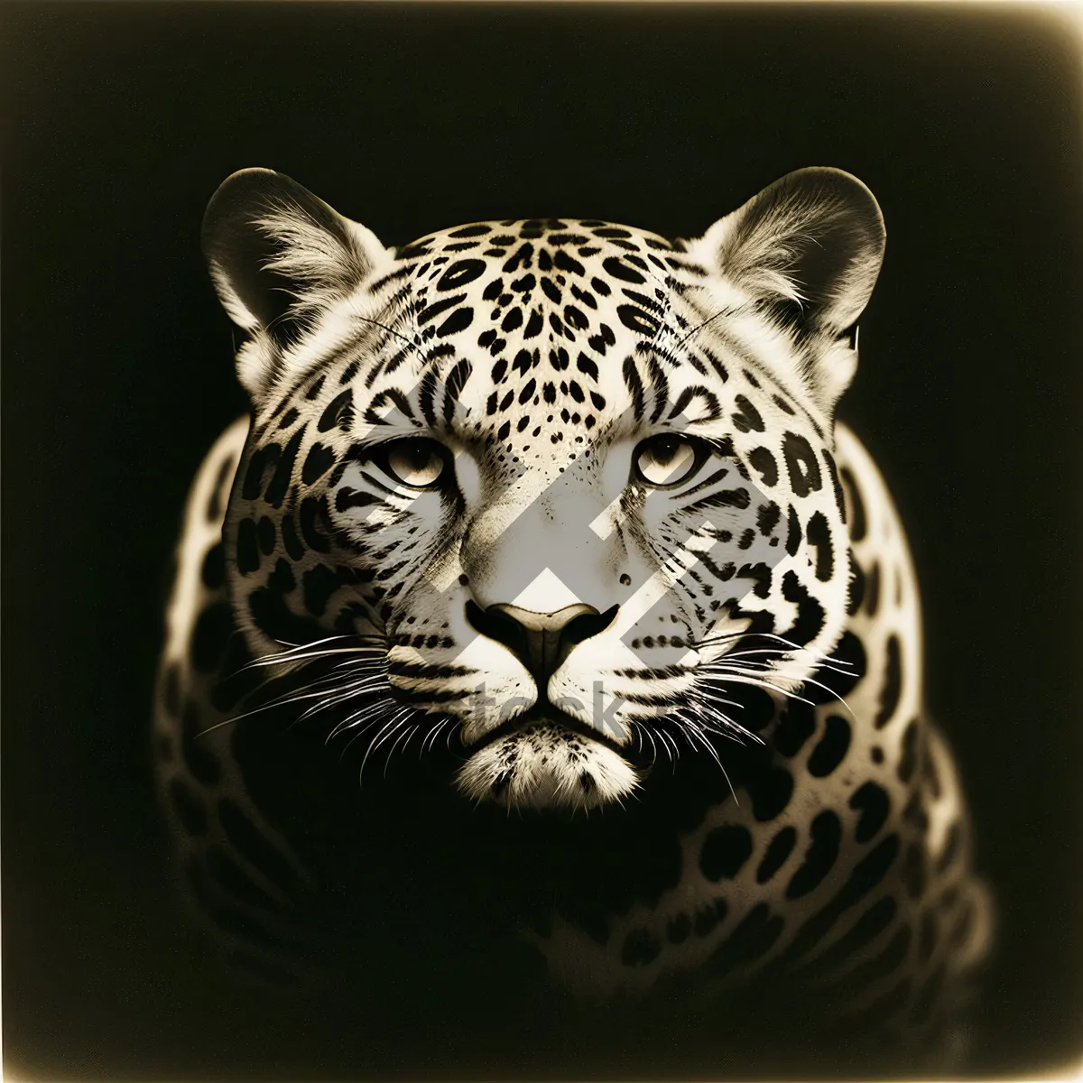 Picture of Predatory Stare: Majestic Leopard in the Wild