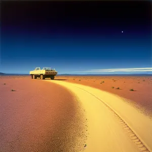 Golden Dunes at Sunset