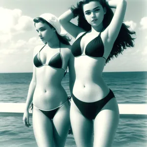 Sun-kissed Summer Beauty in Sensual Beachwear