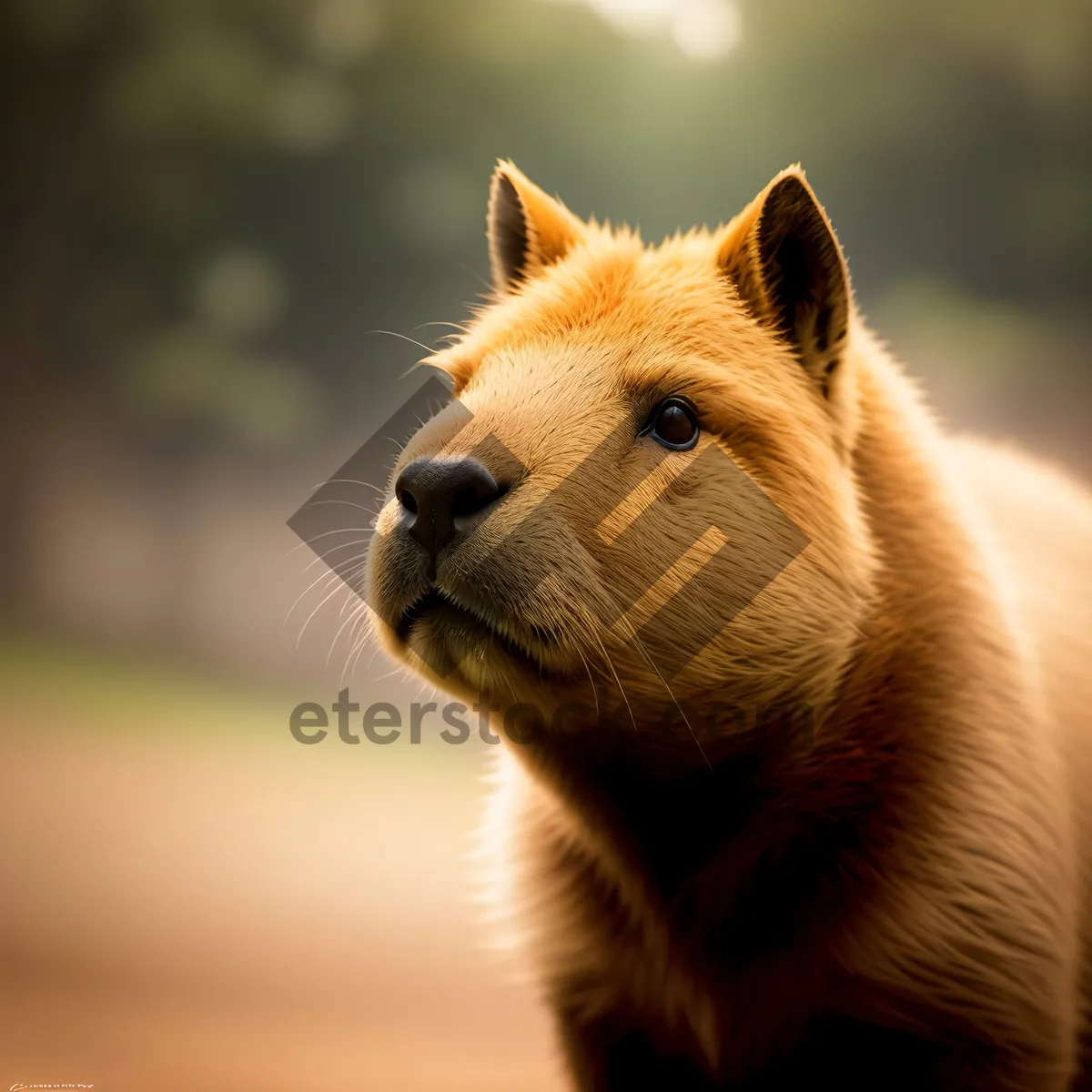 Picture of Majestic Hunter: South African Lion in Habitat