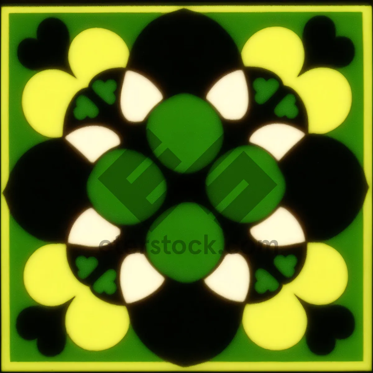 Picture of Glowing Clover: Bright and Vivid Celebration Lights