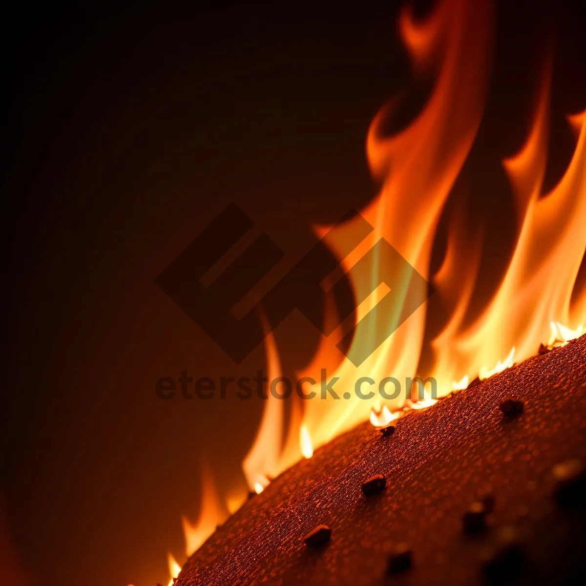 Picture of Fiery Inferno: A Blazing Heat of Danger
