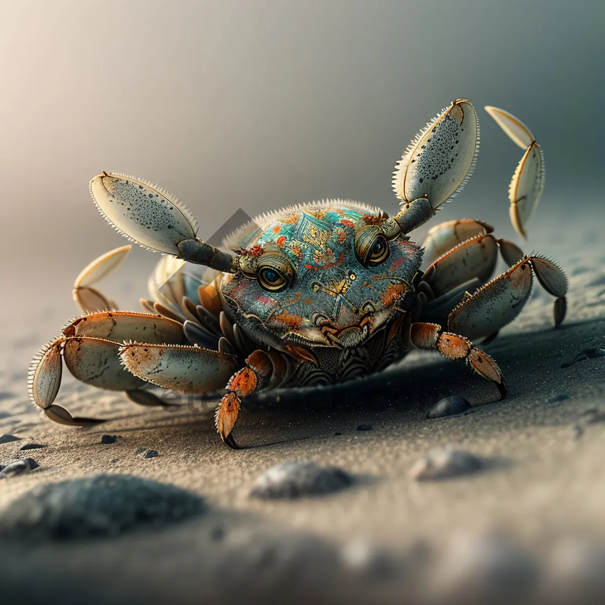 Picture of Close-up of Rock Crab Claw in Wildlife