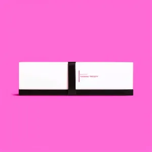 Blank Business Letterhead Card with Frame Design