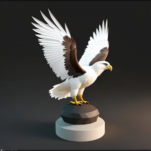 Graceful Freedom: Majestic Eagle Soaring Through the Sky