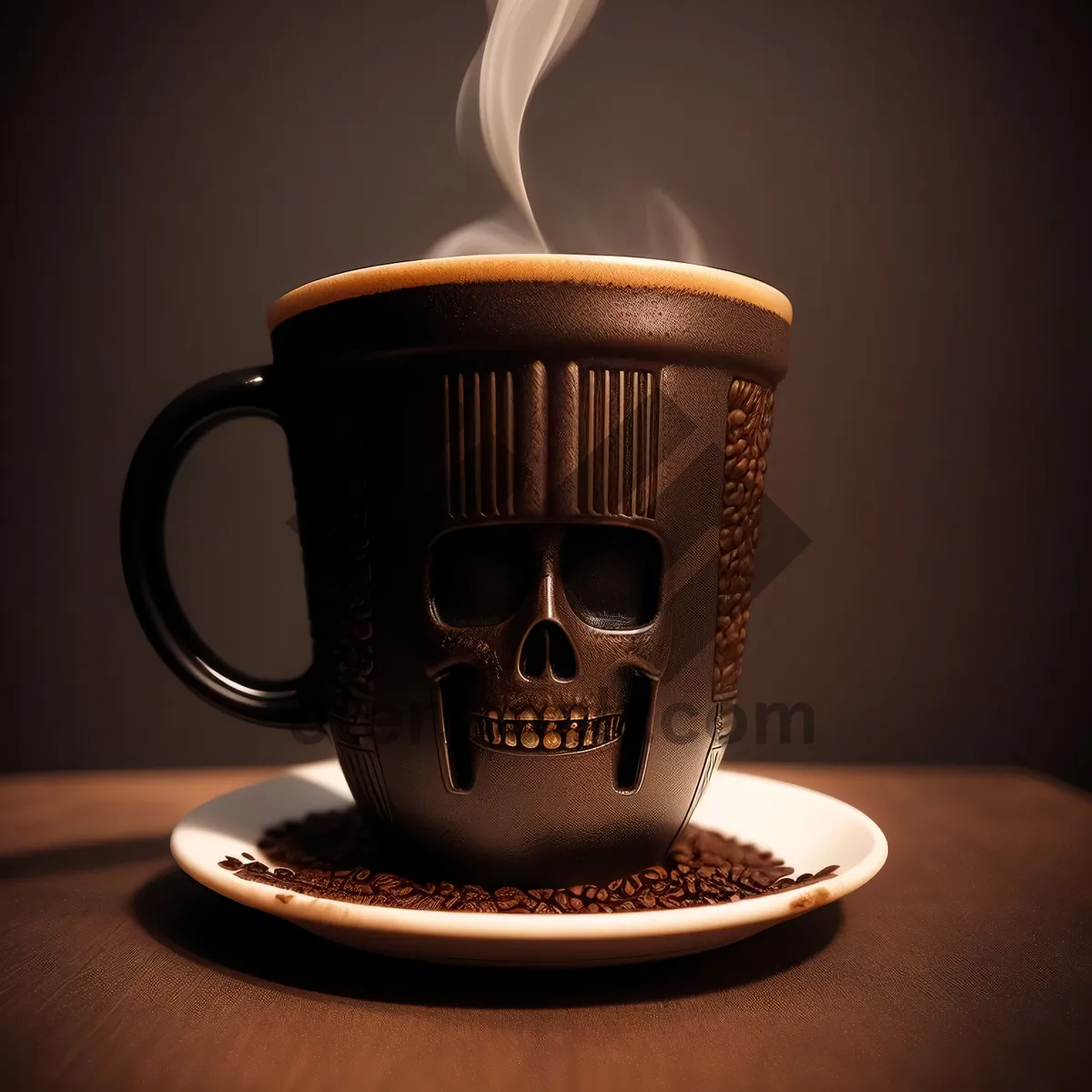 Picture of Hot Coffee in a Stylish Mug