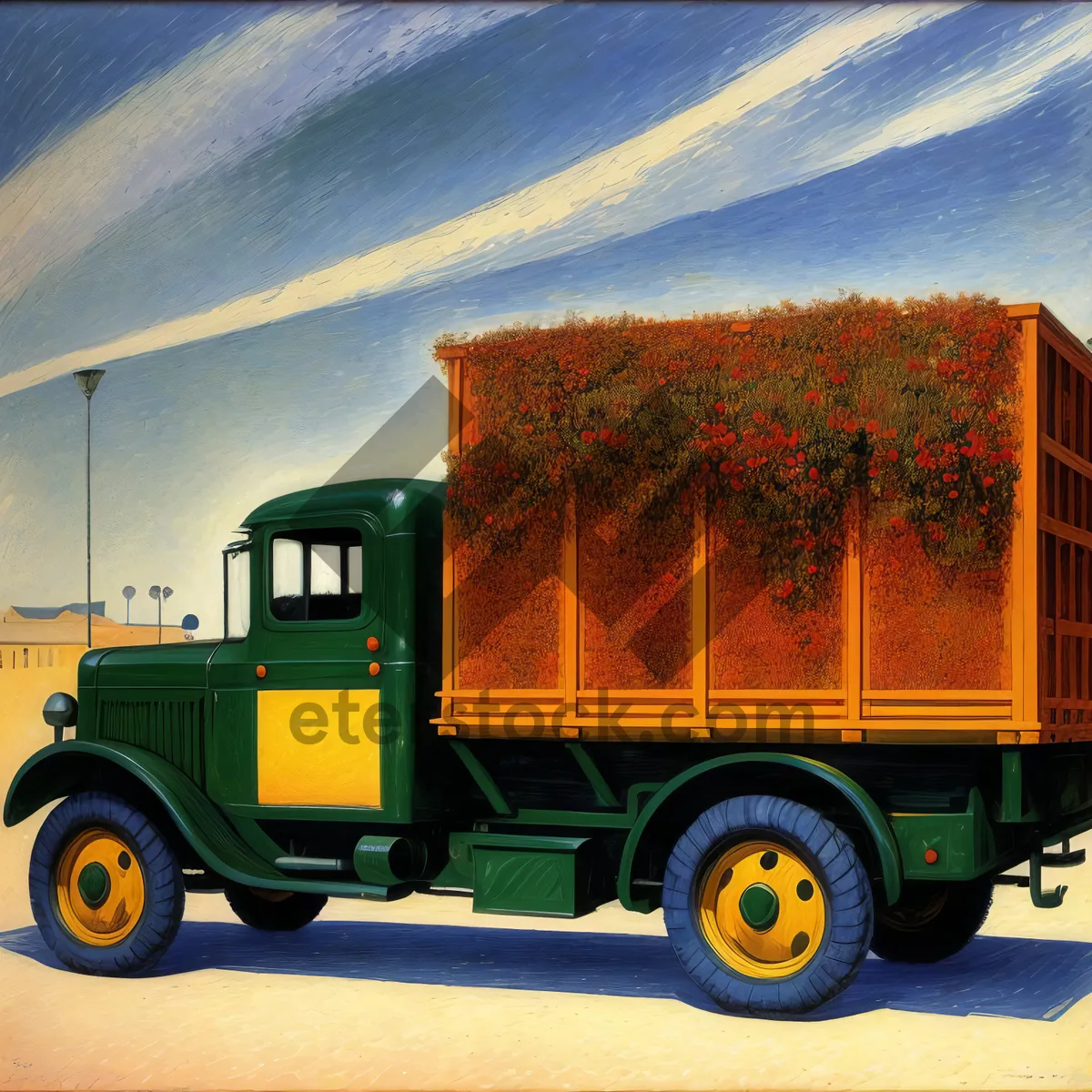 Picture of Highway Hauler: Transporting Goods on Wheels