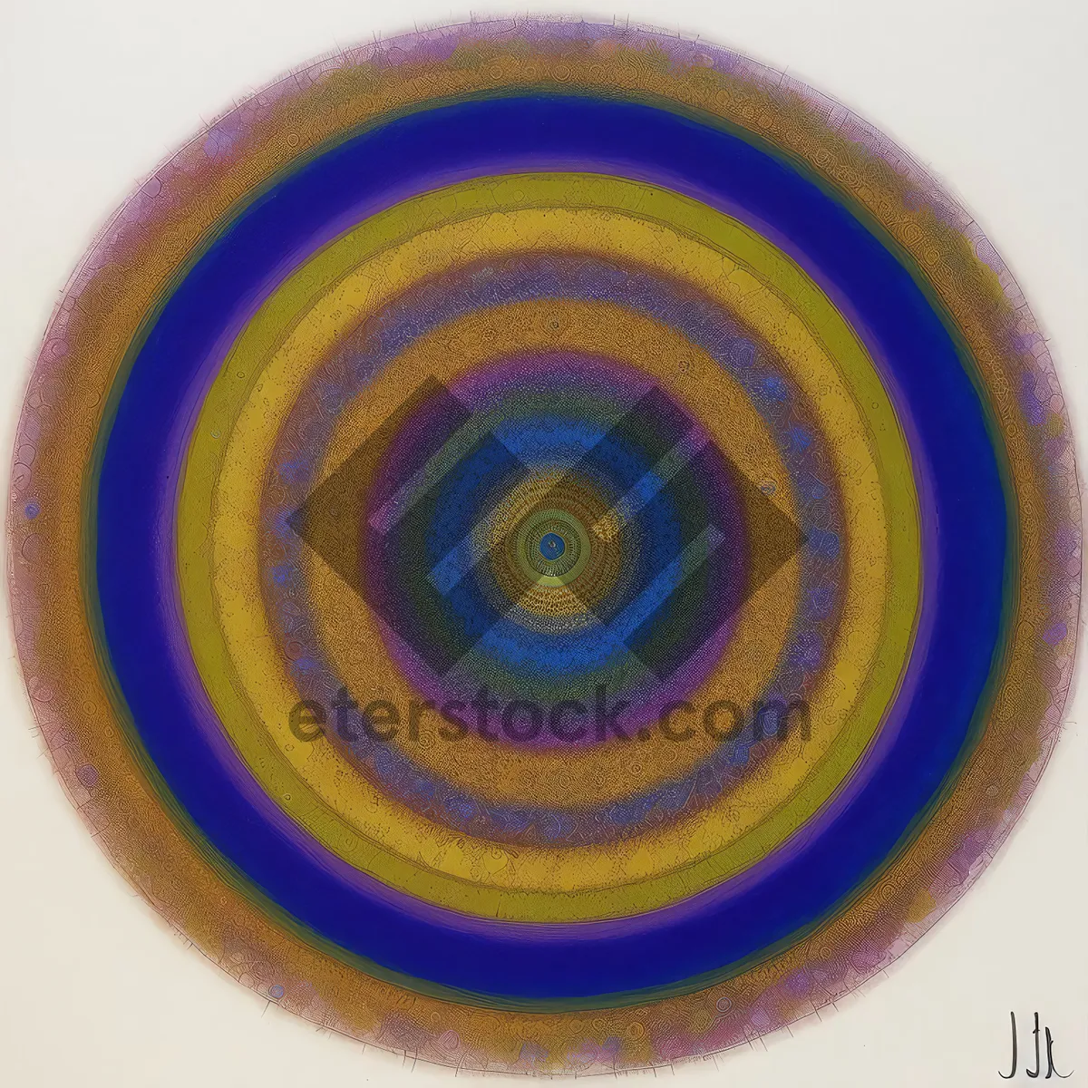 Picture of Vibrant Candy Spiral: Artful Design with Textured Light