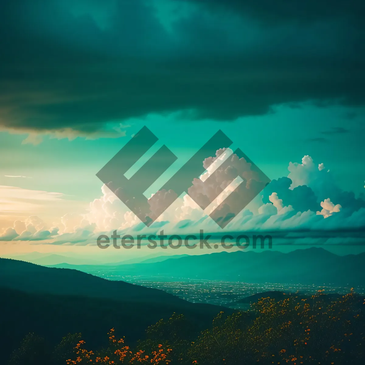 Picture of Serene Summer Seascape under the Glistening Sun