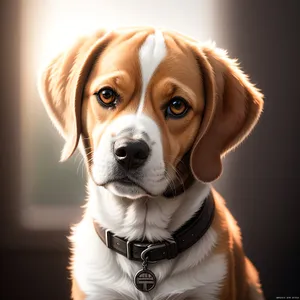 Adorable Beagle Puppy - Purebred Dog Portrait