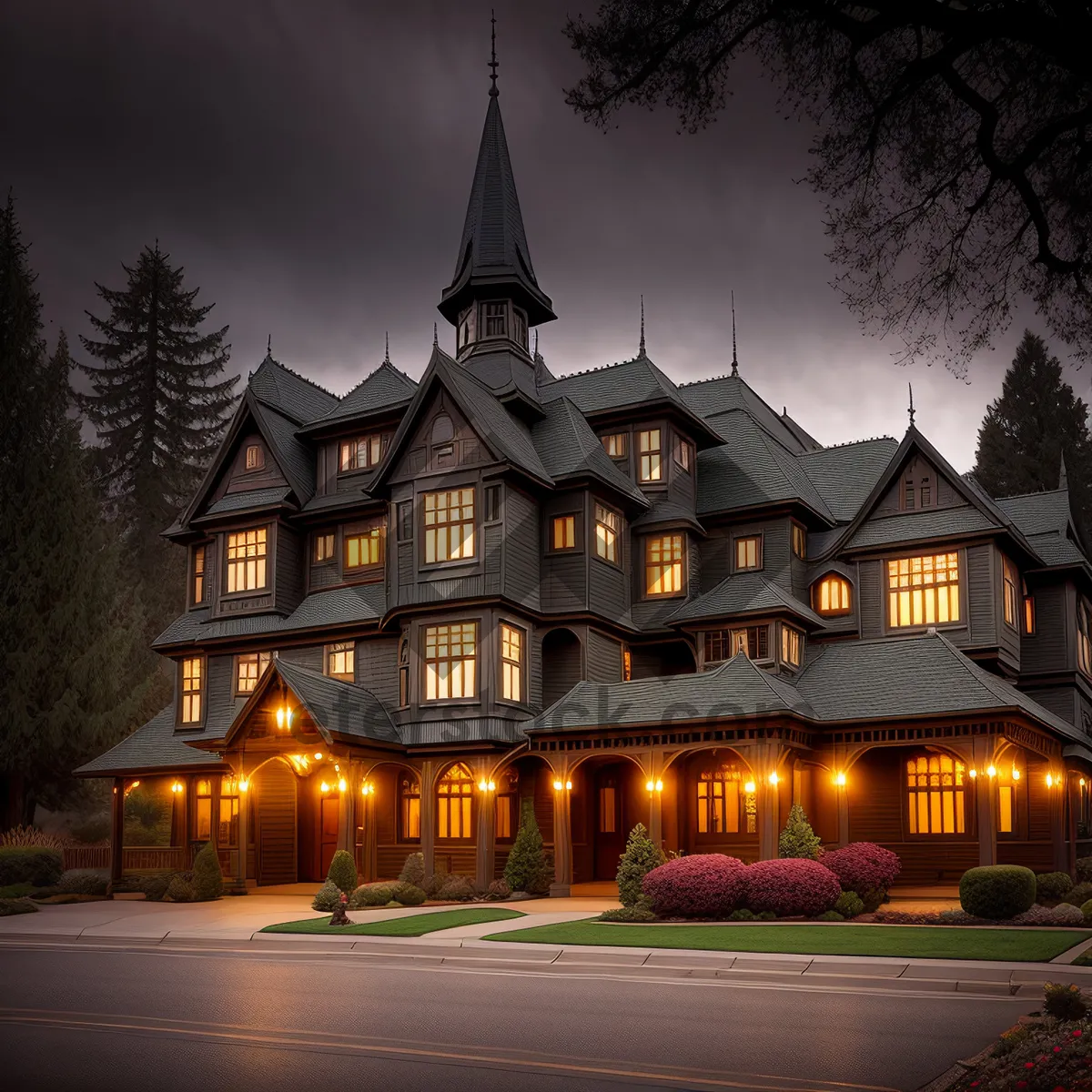 Picture of Stunning Architecture: Iconic Palace and Tower in Historic City