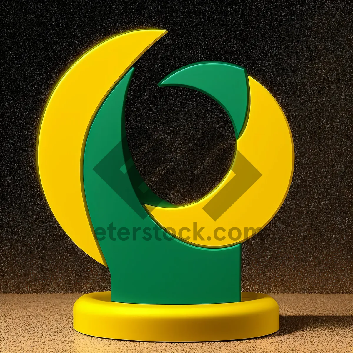 Picture of 3D cup symbol and sign design