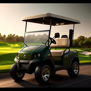 Luxury Golf Car - High-Speed Sports Transport