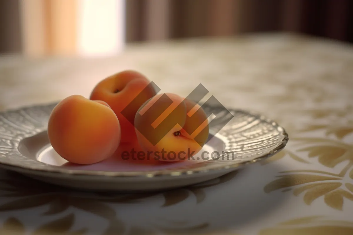 Picture of Healthy Fruit Breakfast with Fresh Organic Ingredients