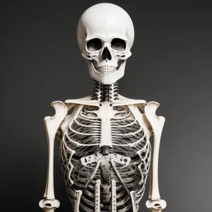 Pirate Skull Anatomy X-Ray Scary Skeletonpose