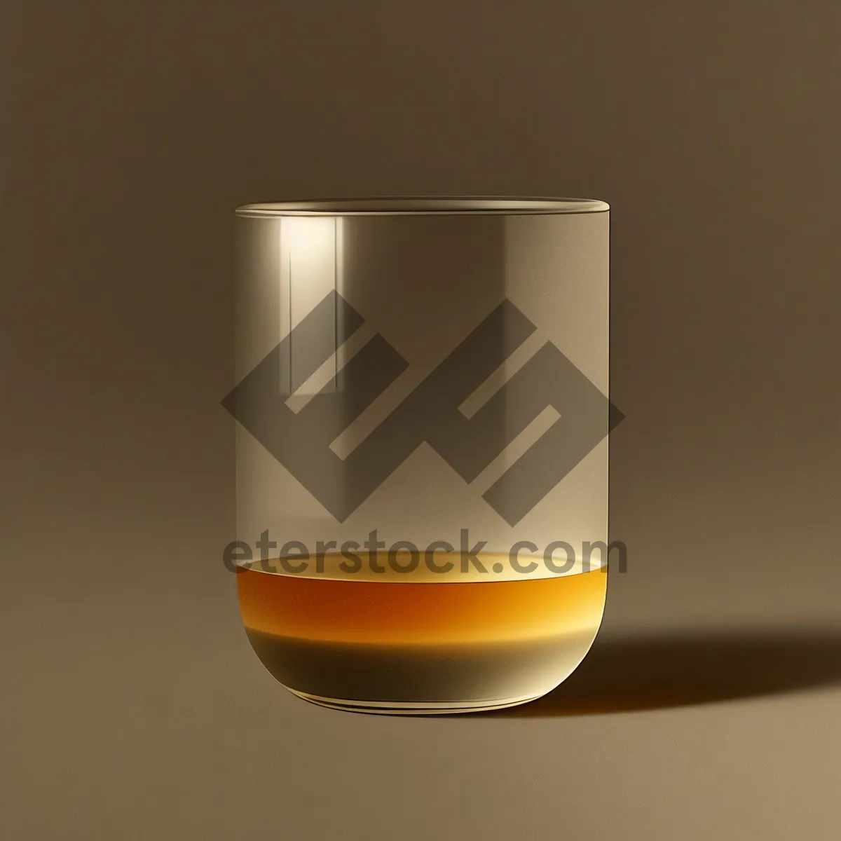 Picture of Hot Beverage in Glass Mug on Saucer