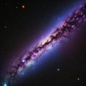 Mystical Moonlit Galaxy