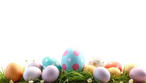 Colorful Easter Egg Decorations for Holiday Celebration