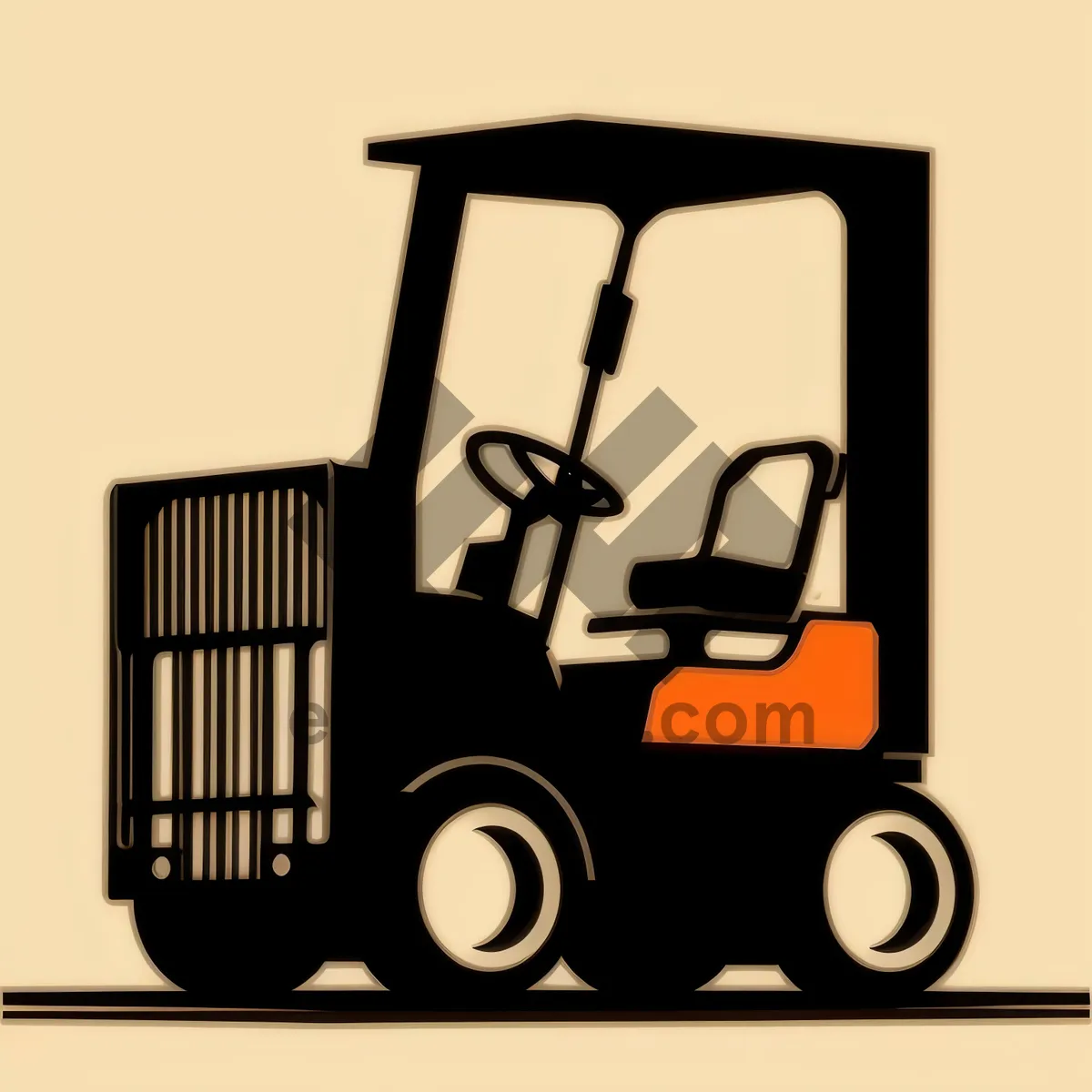 Picture of Black Cartoon Car Icon Set