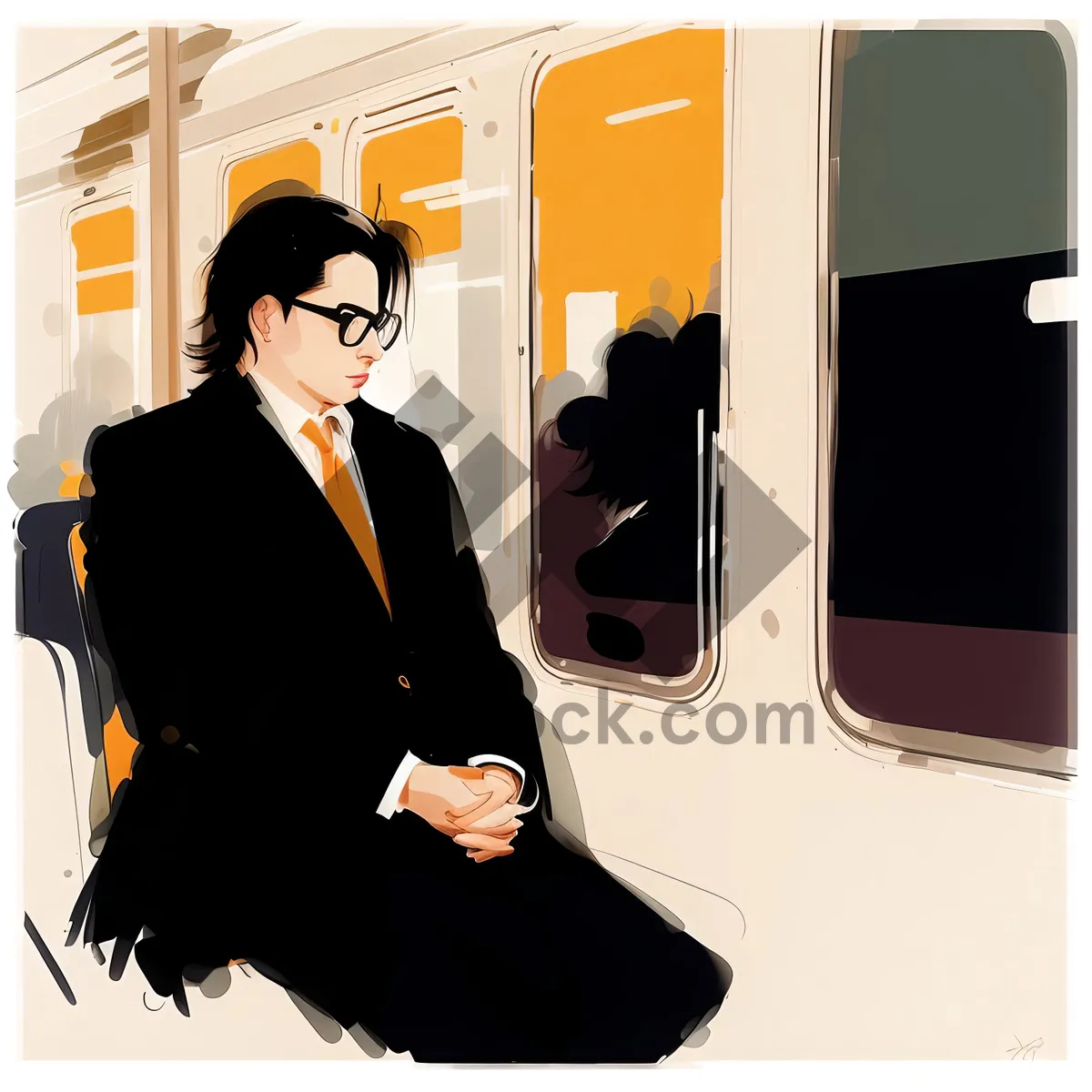 Picture of Corporate Teamwork in a Professional Office Setting