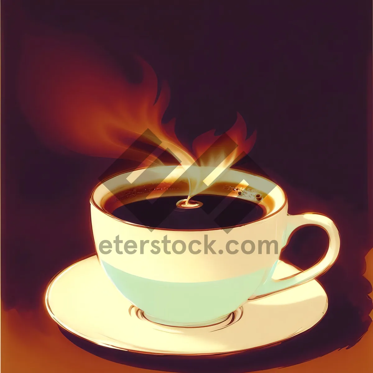 Picture of Steamy Morning Cup of Dark Roast