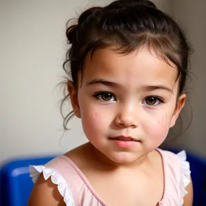 Joyful Little Face of a Cute Toddler