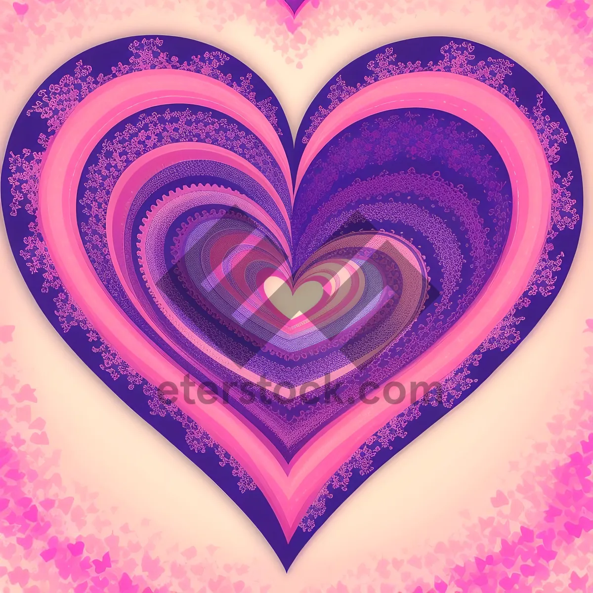 Picture of Lilac Swirl Graphic Design Wallpaper Art