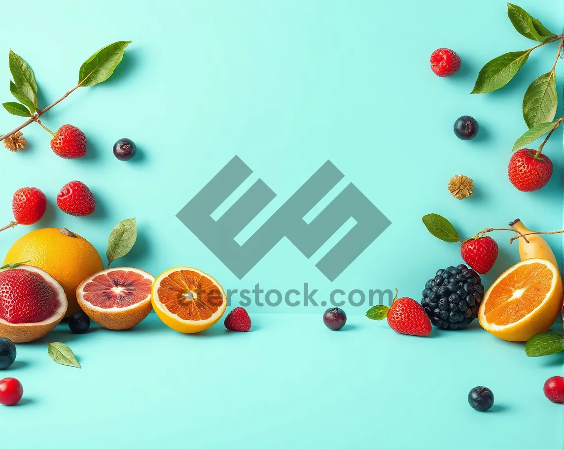 Picture of Assorted Berries: Fresh and Delicious Fruit Closeup