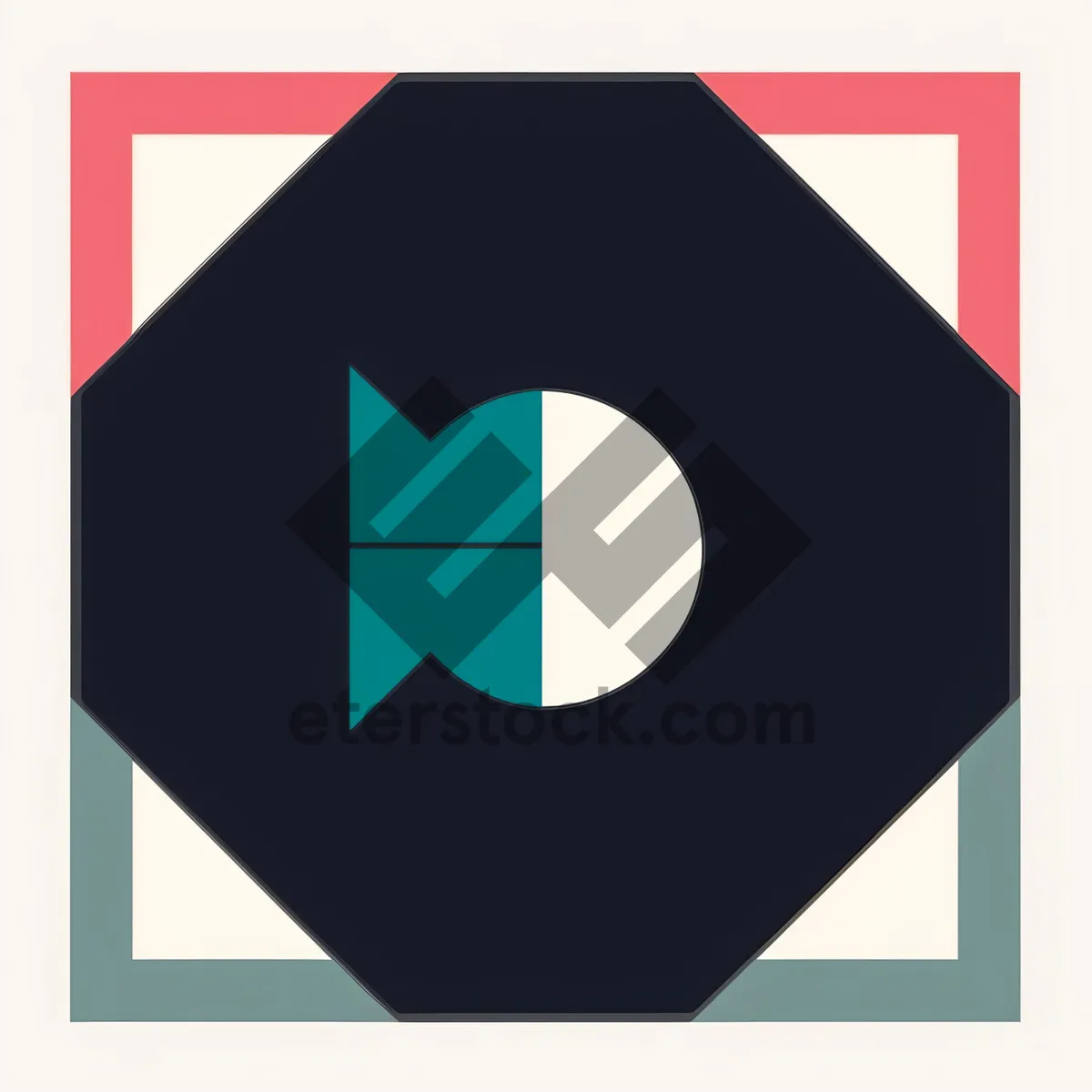 Picture of Bank Depository Facility: Iconic 3D Symbol